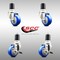 Service Caster 3 Inch 316SS Blue Poly Swivel 1-7/8 Inch Expanding Stem Caster Brake SCC, 2PK SS316EX20S314-PPUB-BLUE-2-TLB-2-178 - alternate 4